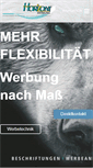 Mobile Screenshot of horizont-werbung.de